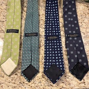 4 Brooks Brothers ties